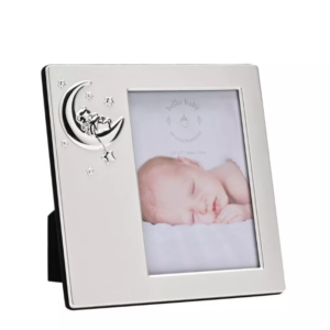 Posrebreni ram za slike sa mesecom – 9 × 13 cm